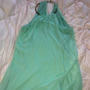 Flowy Turquoise Dress